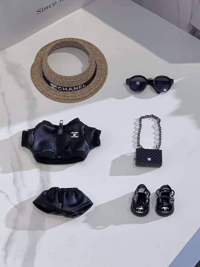 Labubu Chanel-Inspired Biker Style Suit - Image 2